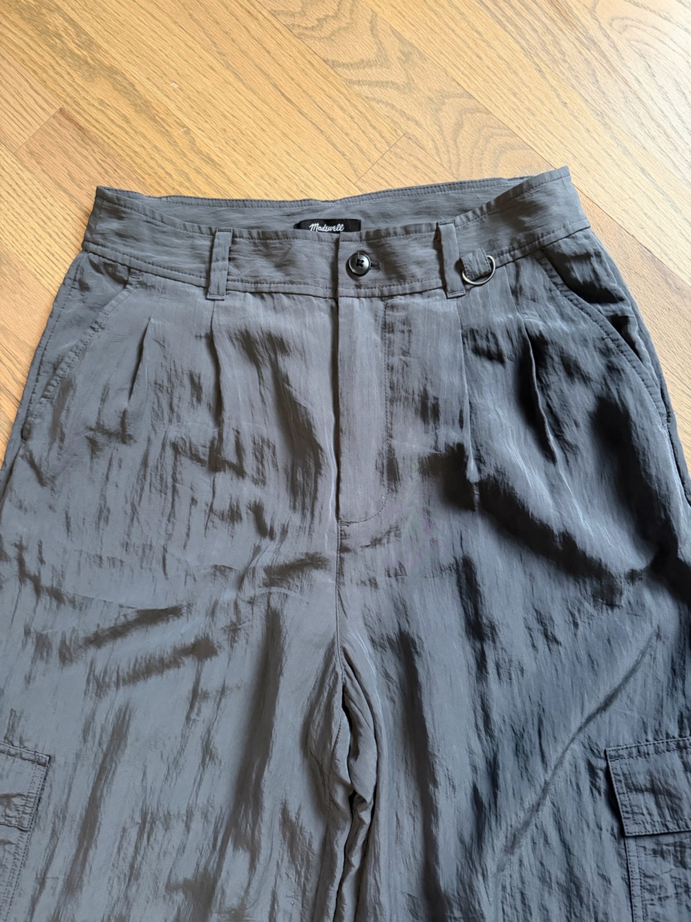 Madewell dark grey Wide-Leg Cargo Pants - Picture 2 of 4